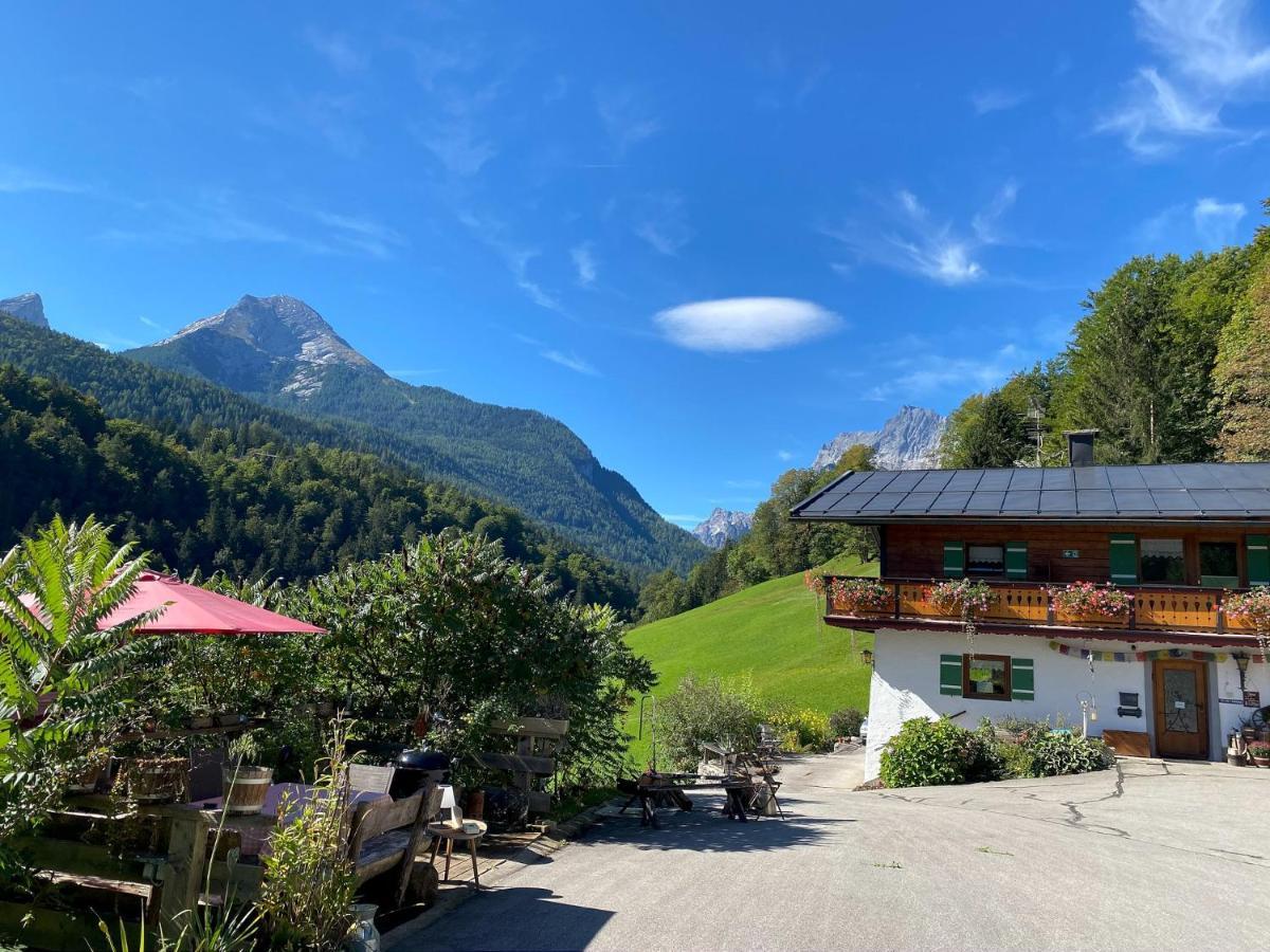 Alpenferienwohnungen Wiesenlehen Berchtesgaden Eksteriør billede