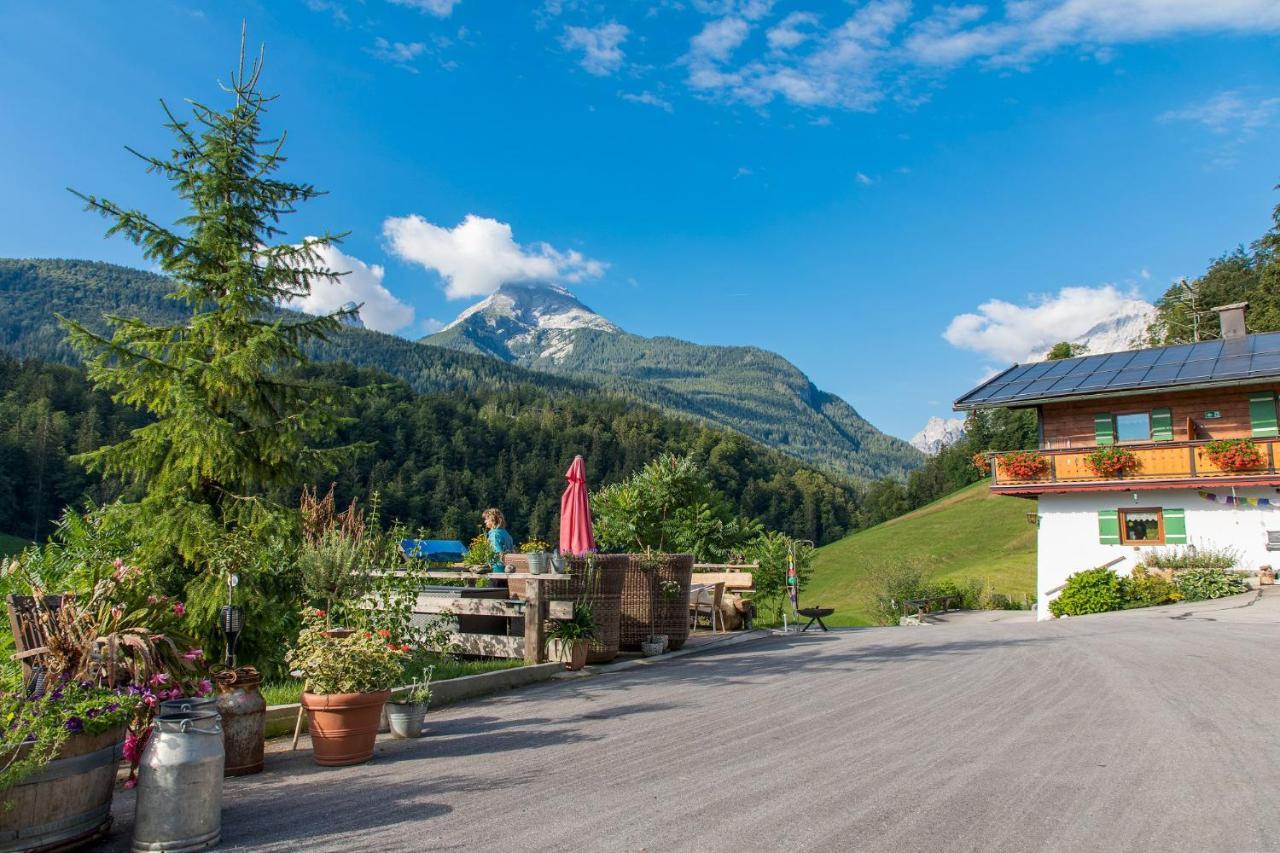 Alpenferienwohnungen Wiesenlehen Berchtesgaden Eksteriør billede